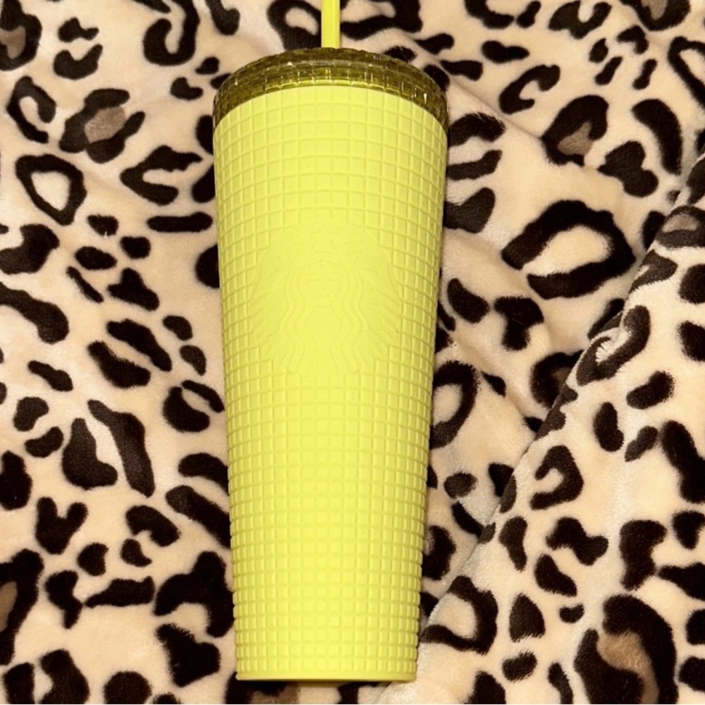 Starbucks Neon Yellow Tumbler
